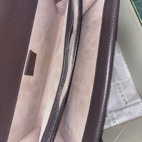 Gucci GG Supreme Dionysus Shoulder Bag - Beige/Brown with Silver Chain - Picture 7 of 11